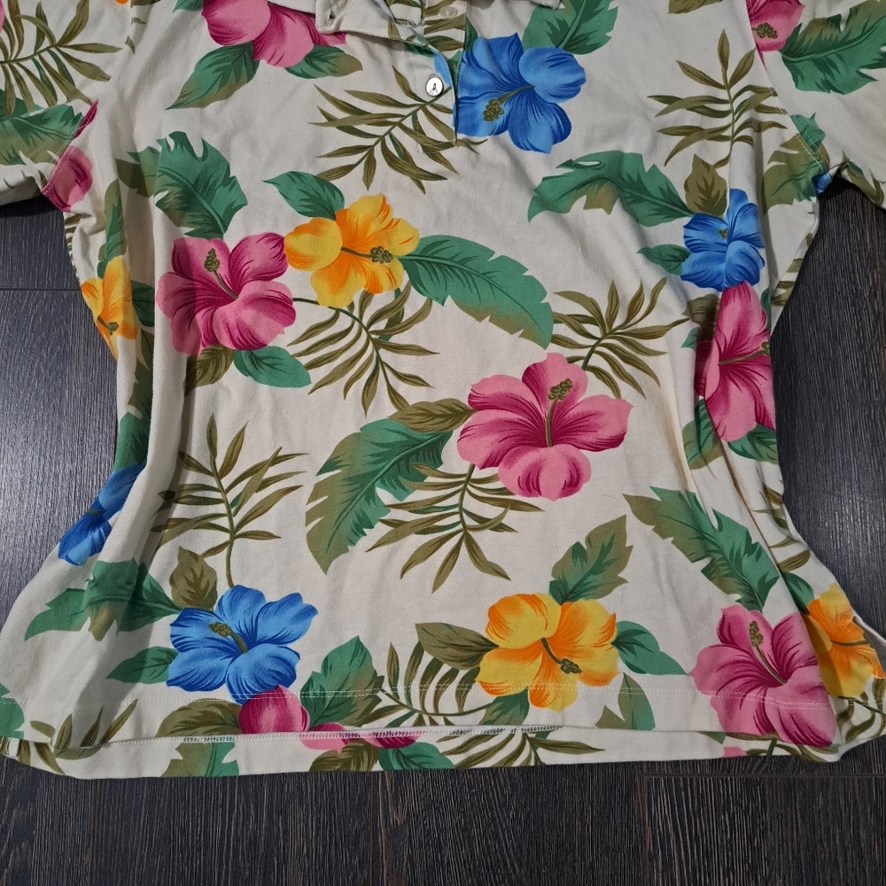La Cabana Floral Polo Shirt - Picture 4 of 6